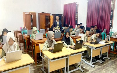 TKA MTsN 2 Way Kanan Tuntas, Siswa Kelas IX Tunjukkan Kesungguhan