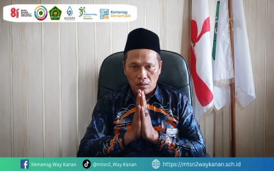 Dukung Gerakan Nasional, MTsN 2 Way Kanan Publikasikan Video Ajakan Zikir dan Doa Kebangsaan